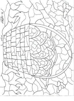 Easter stained glass coloring page by christopher mcvay tpt