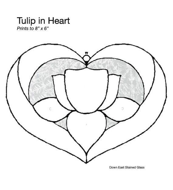 Buy hearts stained glass pattern collection online in india