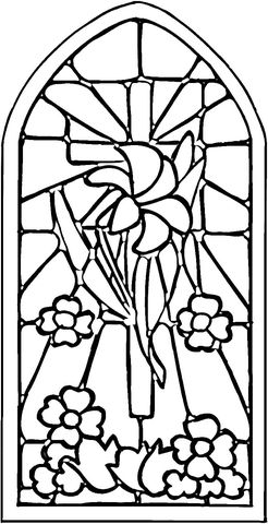 Stained glass window coloring page free printable coloring pages stained glass quilt glass art pictures stain glass cross