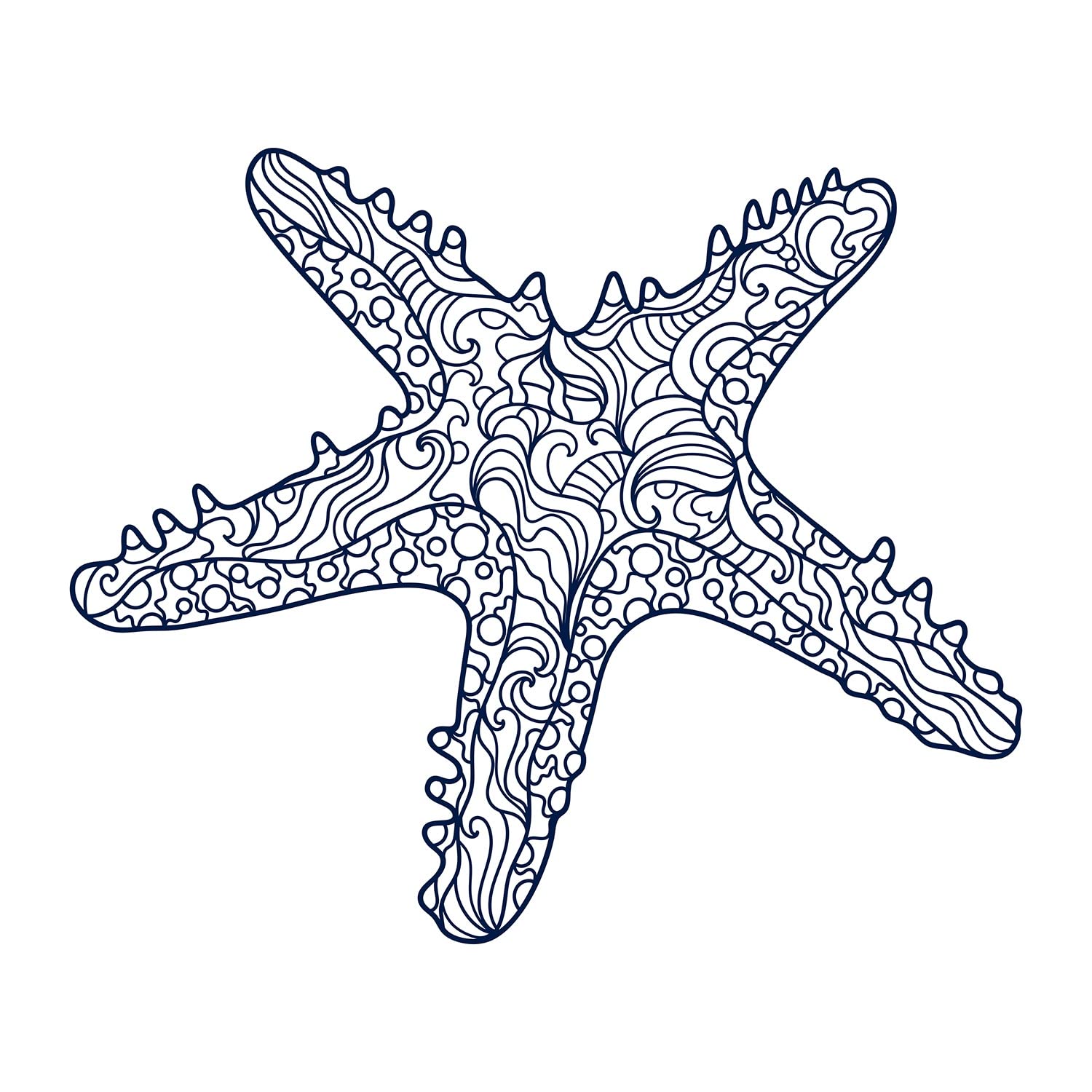 Sea juice temporary tattoo ink semi permanent for adults woman starfish sea animal coloring book for adults stress co navy blue that look real men women chest neck arm