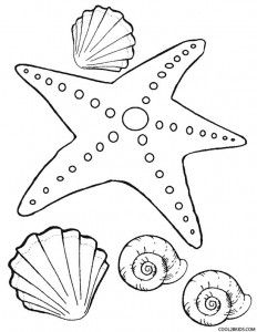 Starfish coloring page for kids fish coloring page ocean coloring pages fish printables