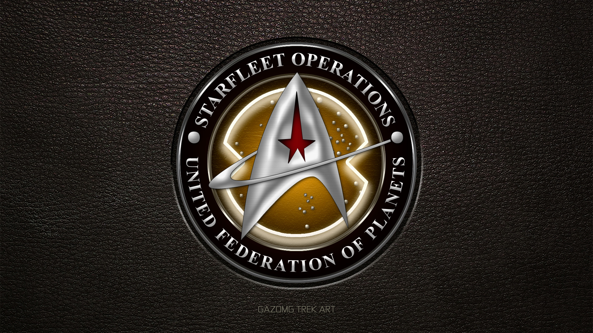 Star trek starfleet operations th century logo by gazomg