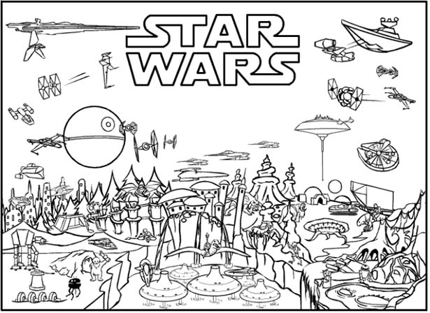 Coloring pages star wars free coloring pages printable copy
