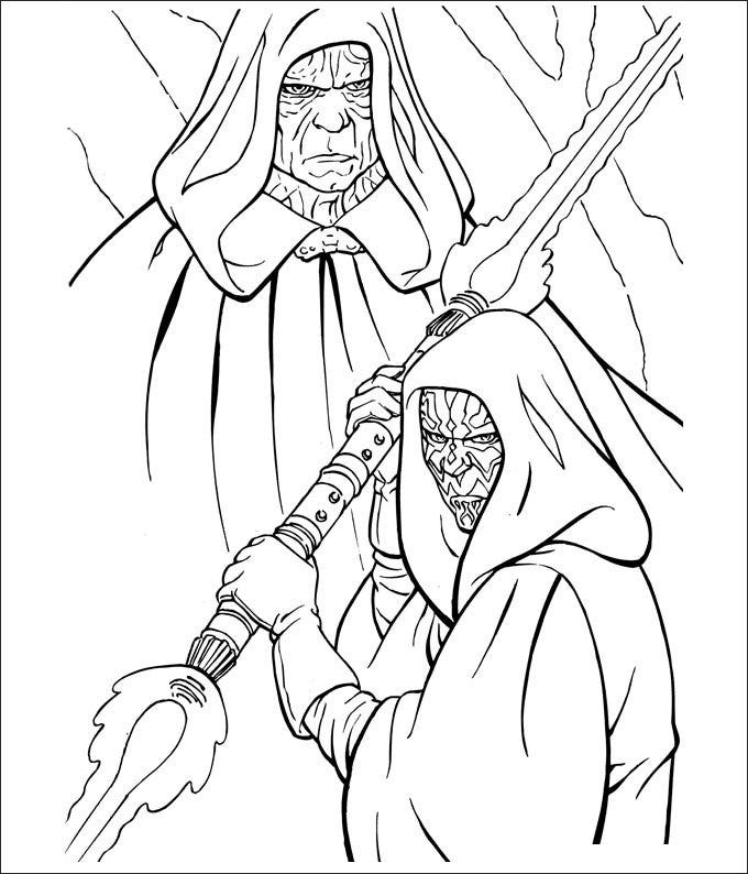 Coloring pages star wars coloring page printable