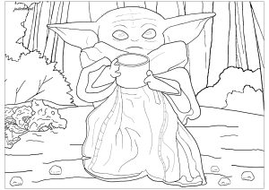 Star wars coloring pages for adults kids