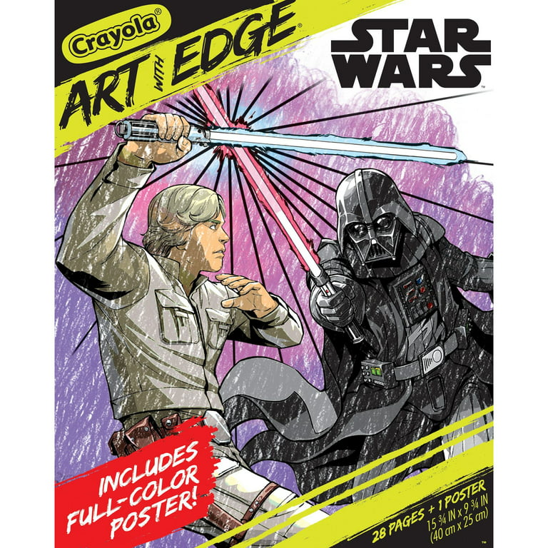Crayola star wars coloring book pages pages adult coloring