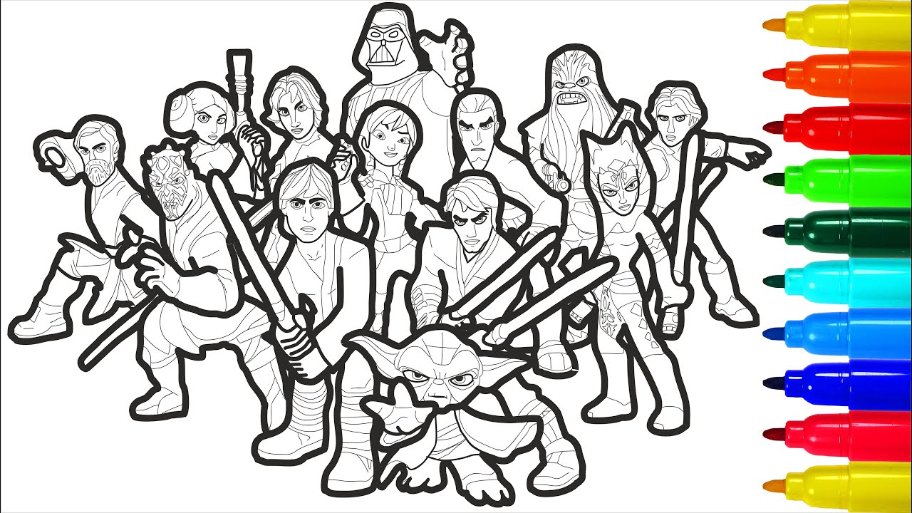 Star wars coloring pages star wars colouring pages for kids