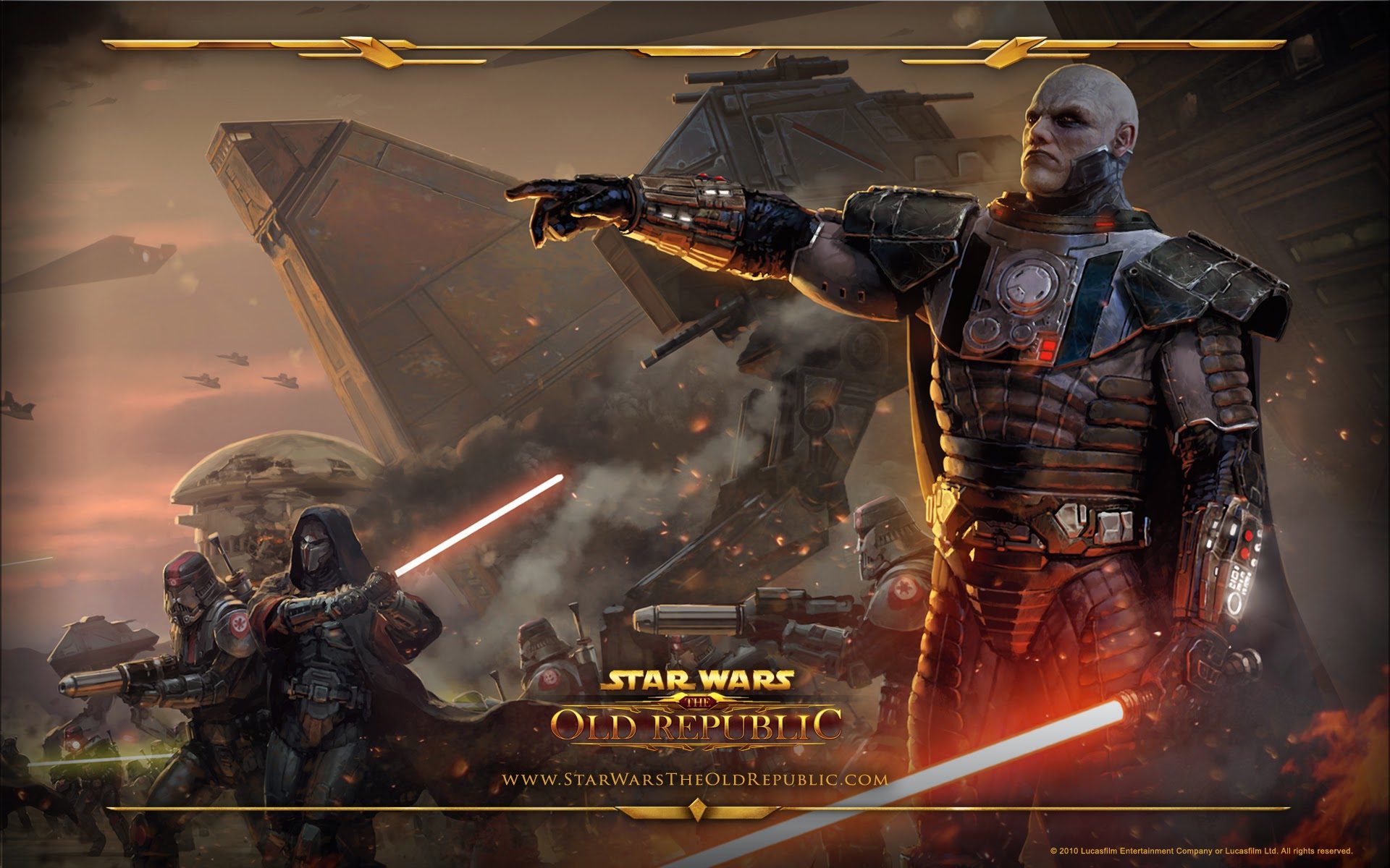 Star wars the old republic attack aggression empire desktop background hd