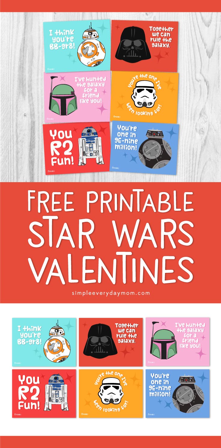 Free printable star wars valentines every fan will want