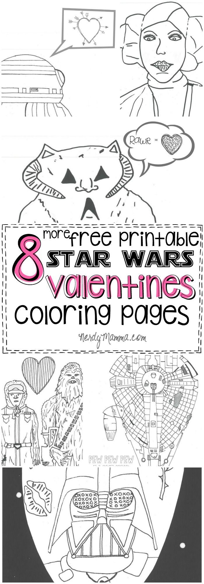More star wars inspired valentines coloring pages star wars valentines valentine coloring pages valentine coloring