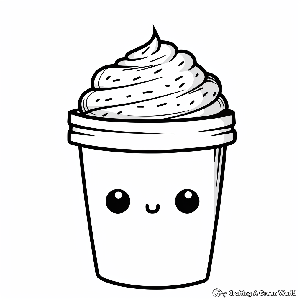 Cute starbucks food coloring pages