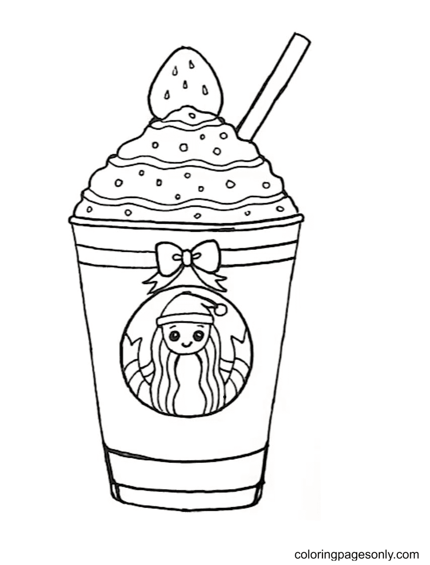 Free printable starbucks coloring pages for kids and adults