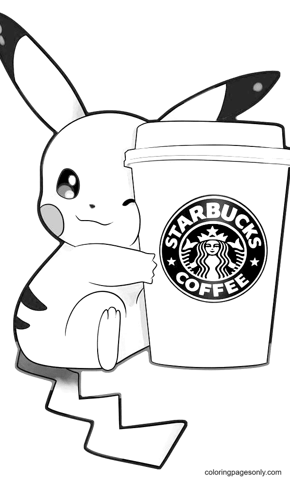 Starbucks coloring pages printable for free download