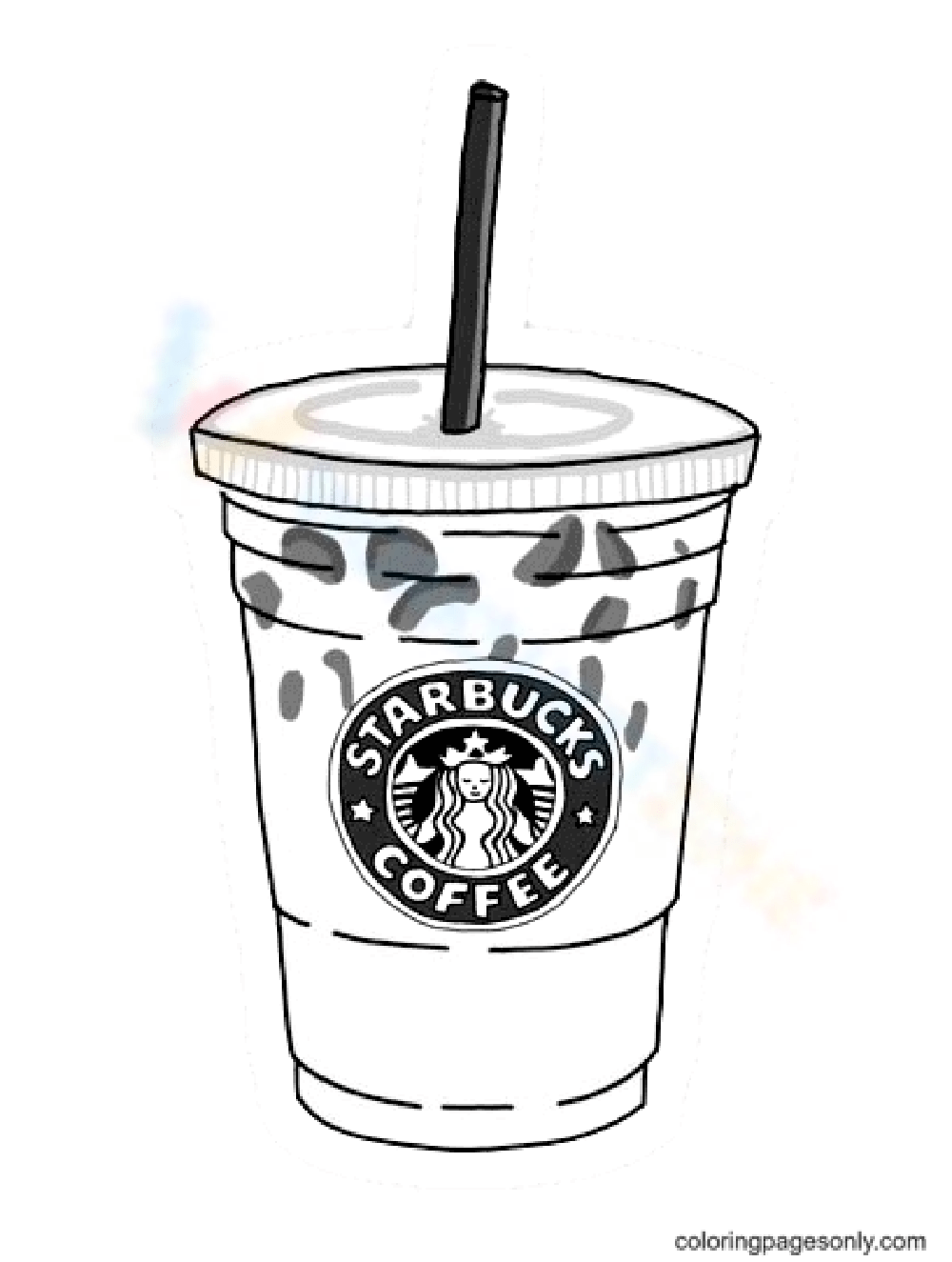 Free interactive printable starbucks coloring pages