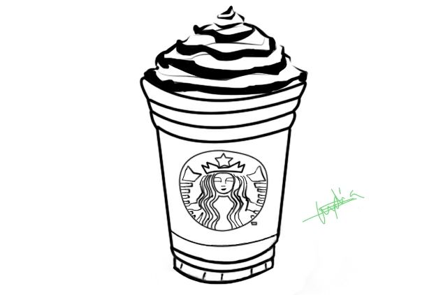 Starbucks cup coloring pages starbucks frappuccino frappuccino starbucks cups
