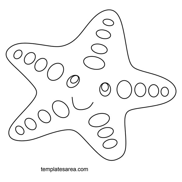 Engage educate with free starfish printable template for kids