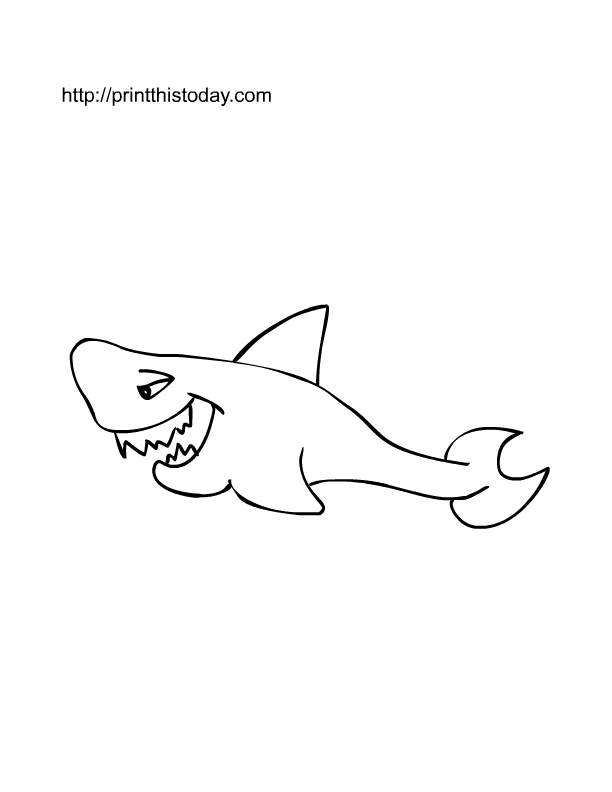 Free printable ocean animals coloring pages
