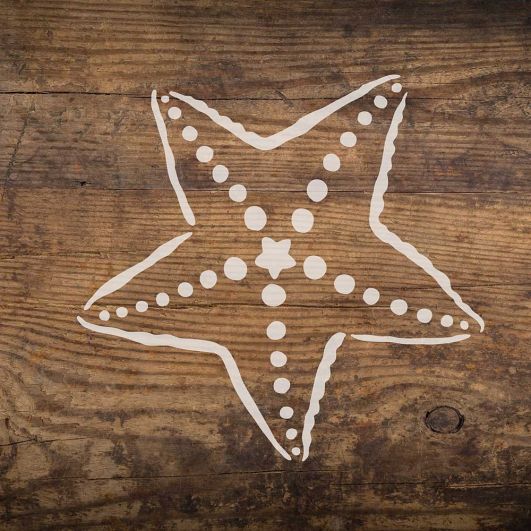 Starfish stencil