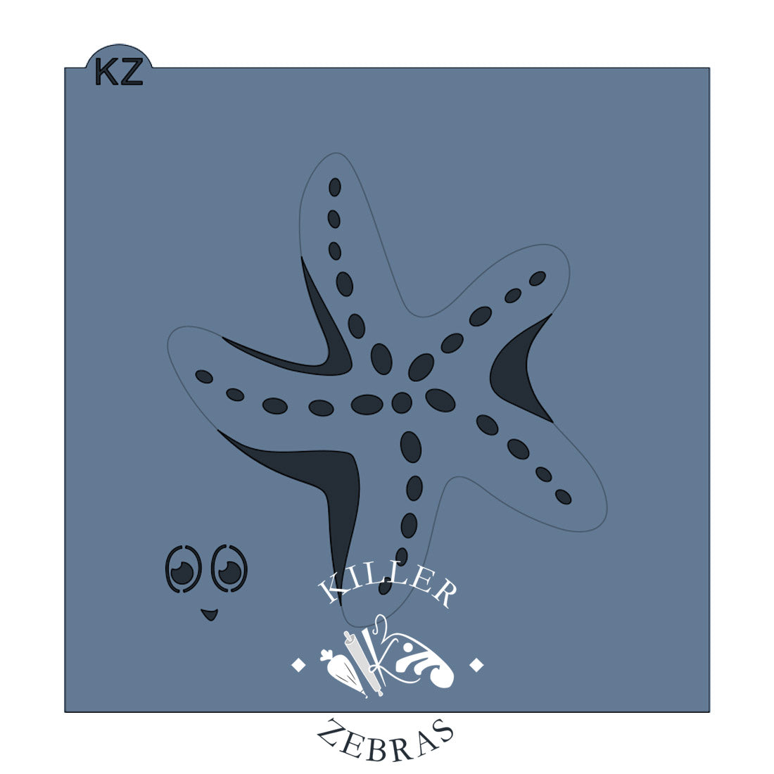 Starfish cutterstencil