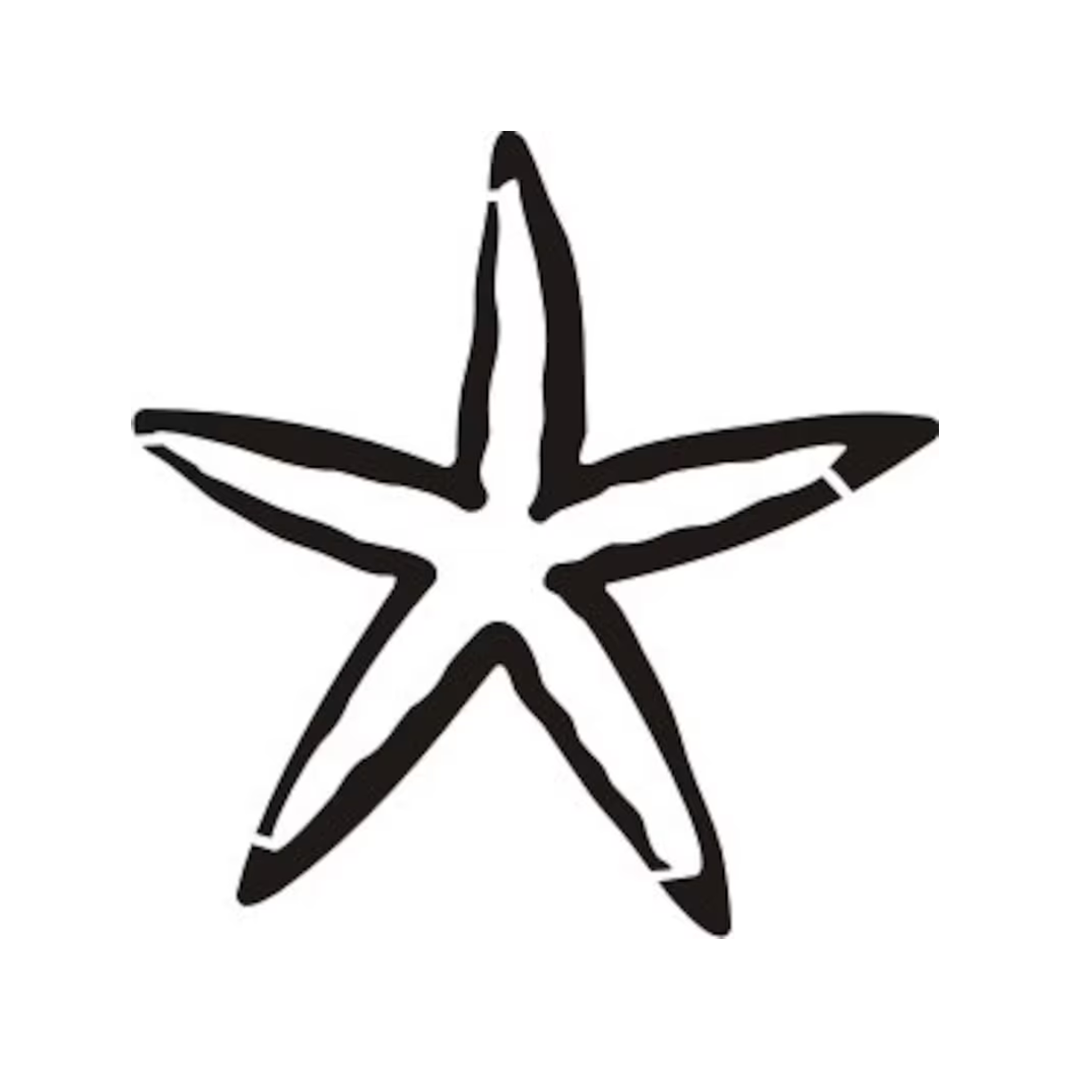 Pencil starfish stencil superior stencils