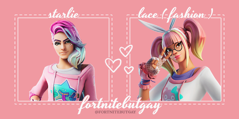 Gaynite on starlie and lace fashion from fortnite are dating httpstcoxelzsquzss