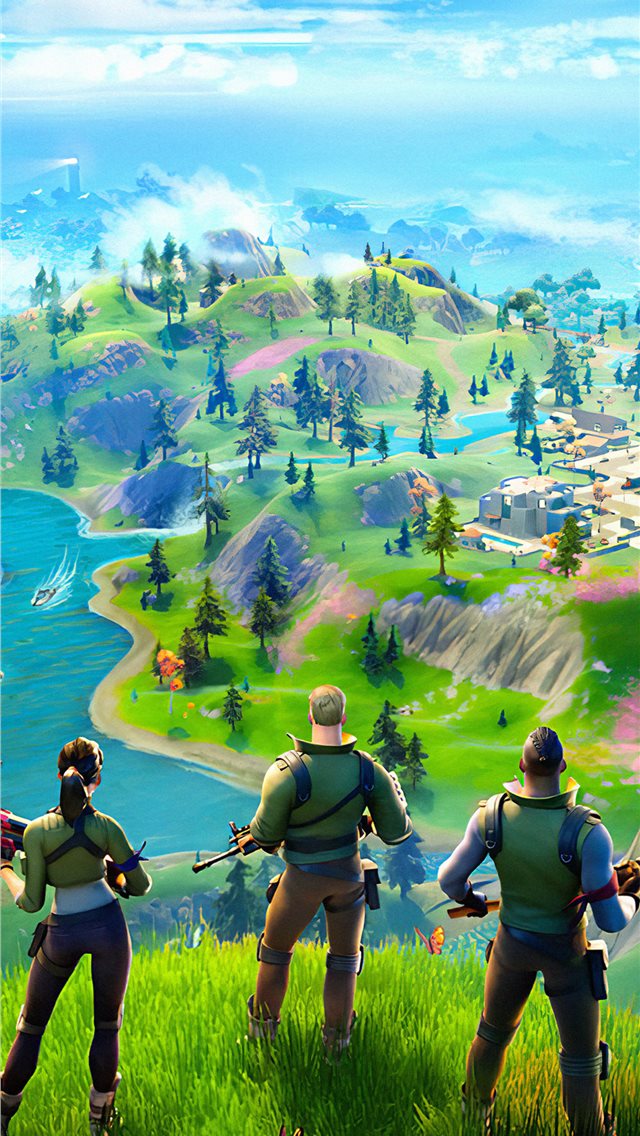 Best fortnite chapter iphone hd wallpapers