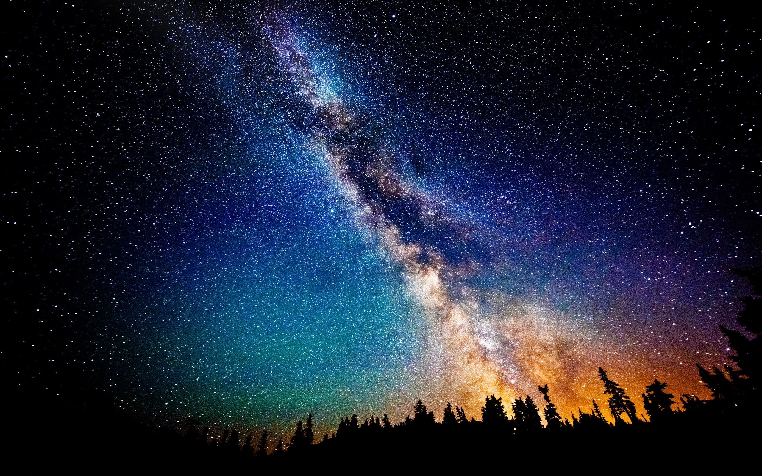 Night sky stars backgrounds