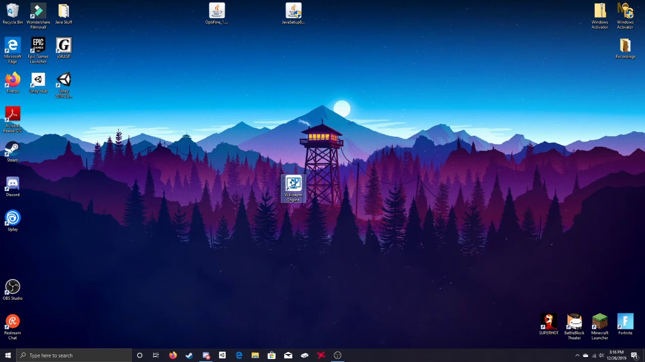 Wallpaper engine wont load with windows fixed