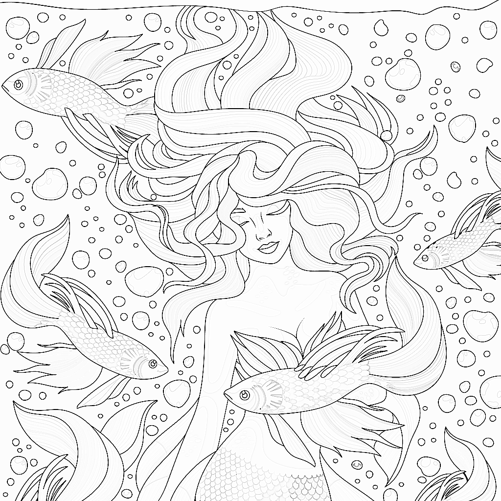 Pin by asta valatkaite on undine in coloring book art coloring pages book art