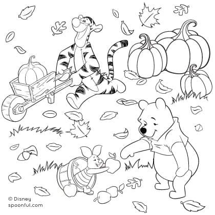 Free thanksgiving coloring pages for