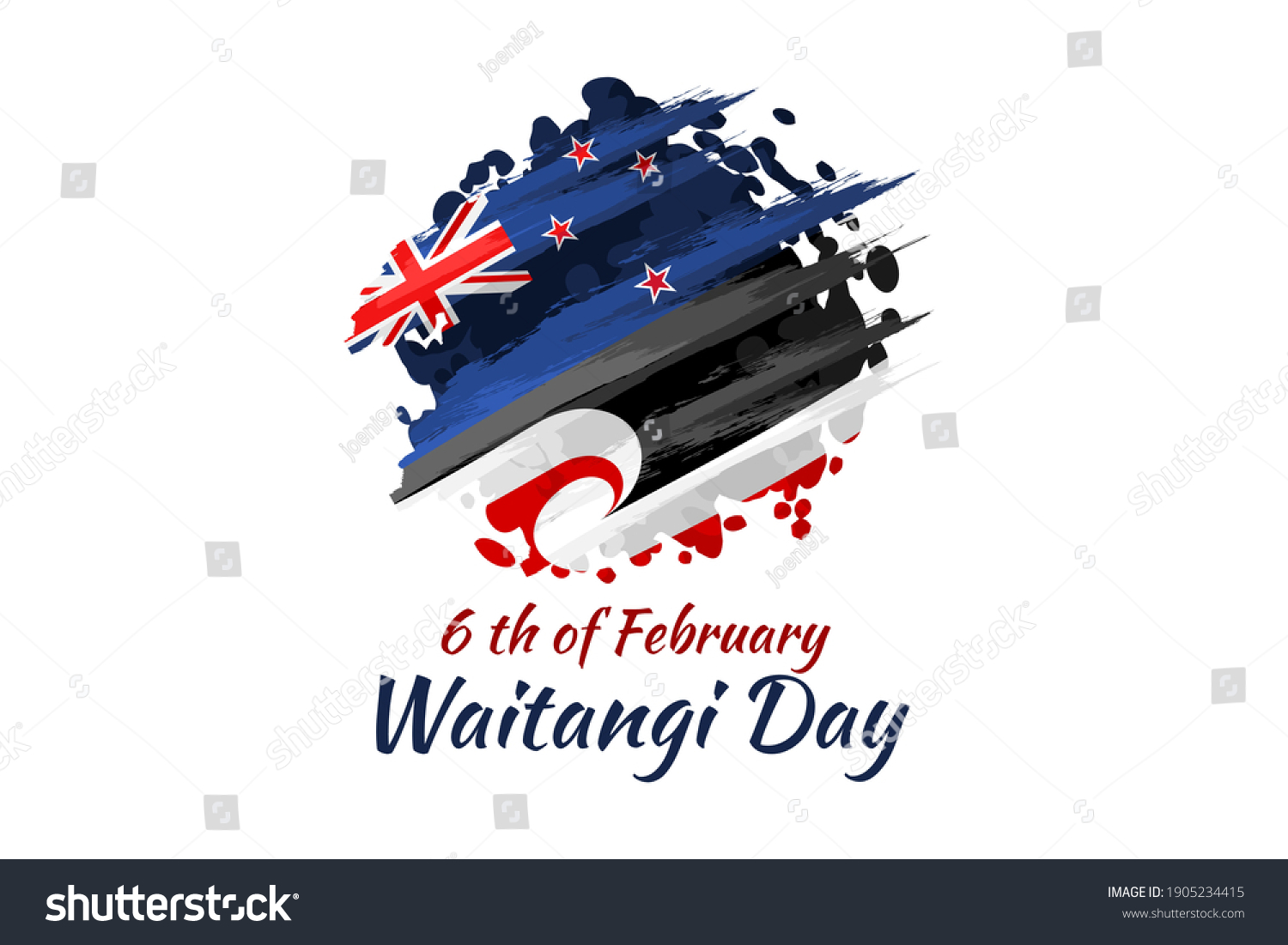 Waitangi day snãmkå stock fotografiã d objektå a vektorå