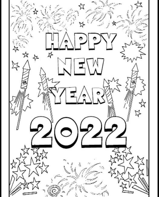 Free new year coloring pages new year coloring pages new years eve colors new years eve activities
