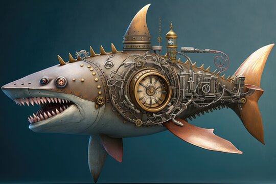 Steampunk fish images â browse photos vectors and video