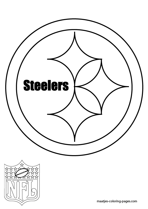 Pittsburgh steelers logo coloring page football coloring pages coloring pages inspirational coloring pages