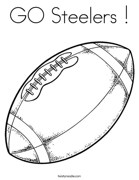 Go steelers coloring page