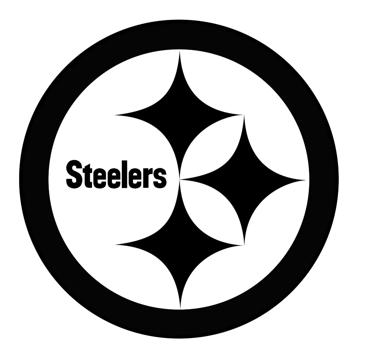Pittsburgh steelers logo nfl vinyl decal window laptop any size any color