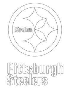 Pittsburgh steelers logo coloring page from nfl category select from printable câ pittsburgh steelers logo pittsburgh steelers pittsburgh steelers crafts