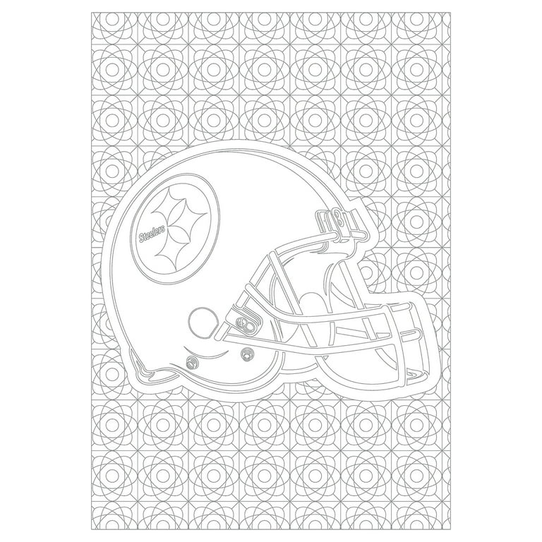 In the sports zone nfl adult coloring book pittsburgh steelers