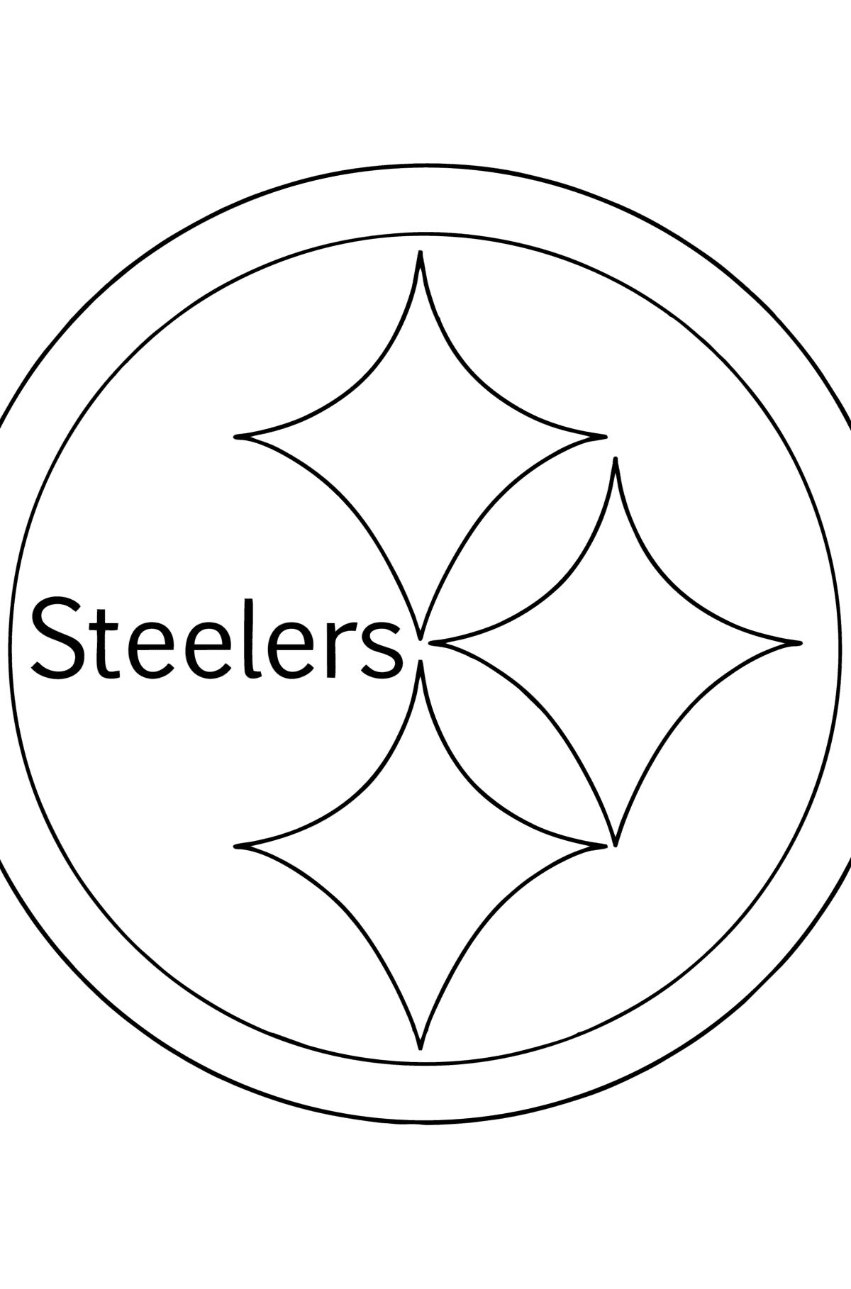 Nfl pittsburgh steelers ñoloring page â online and print for free