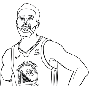 Stephen curry coloring pages printable for free download