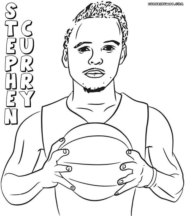 Inspired photo of stephen curry coloring pages
