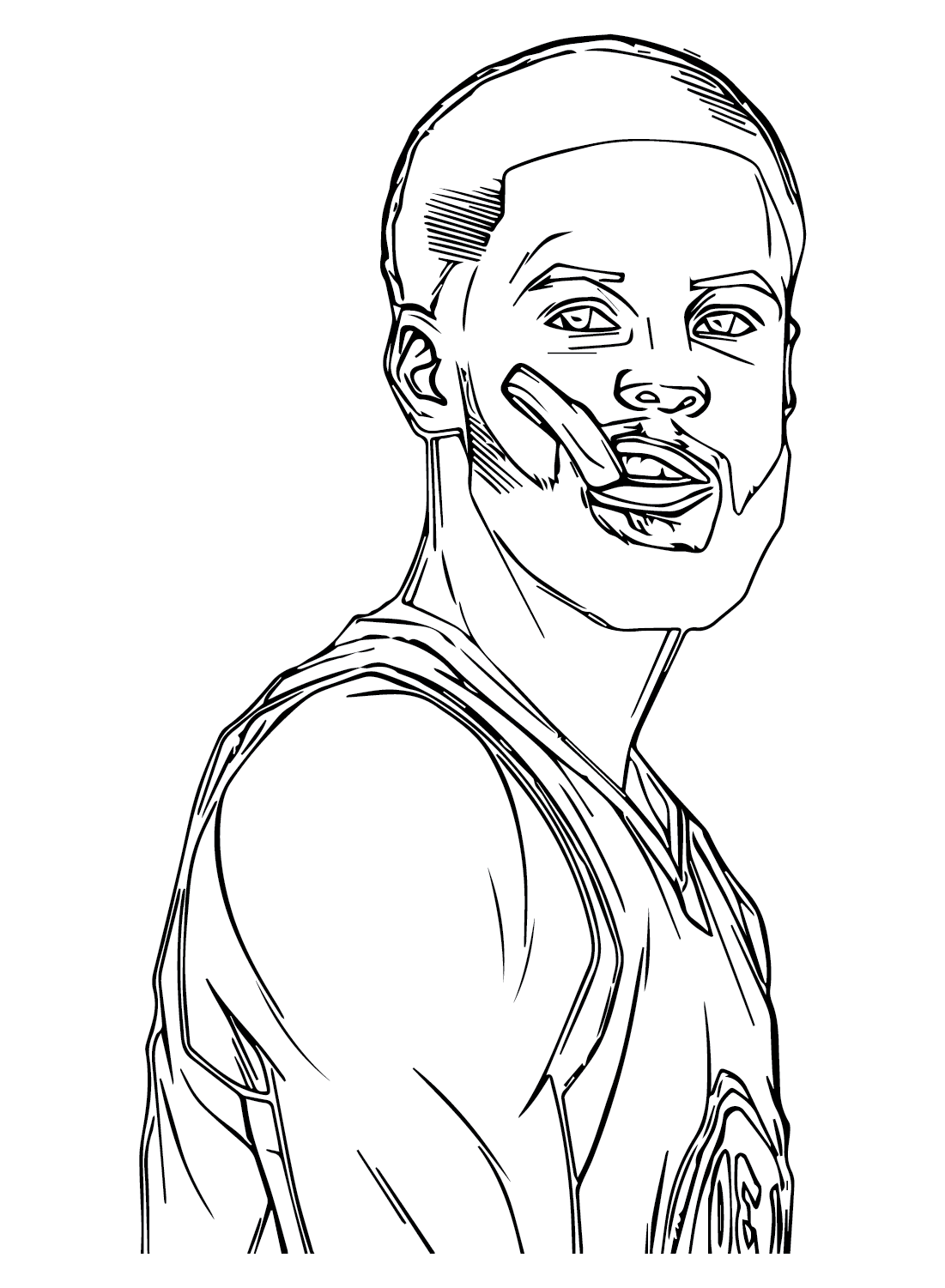 Stephen curry coloring pages