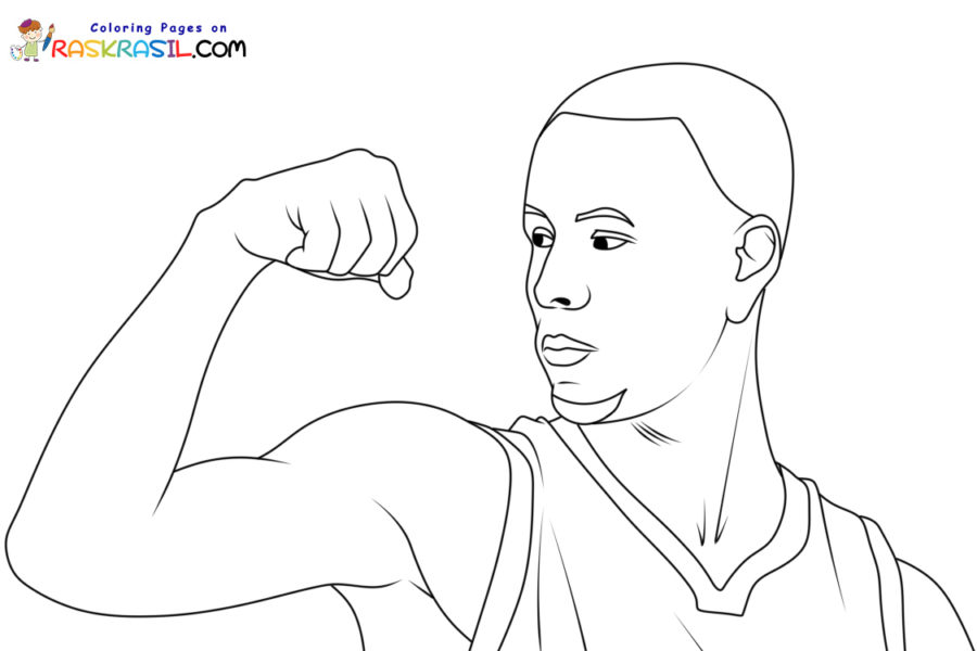 Stephen curry coloring pages