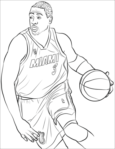 Nba coloring pages free coloring pages