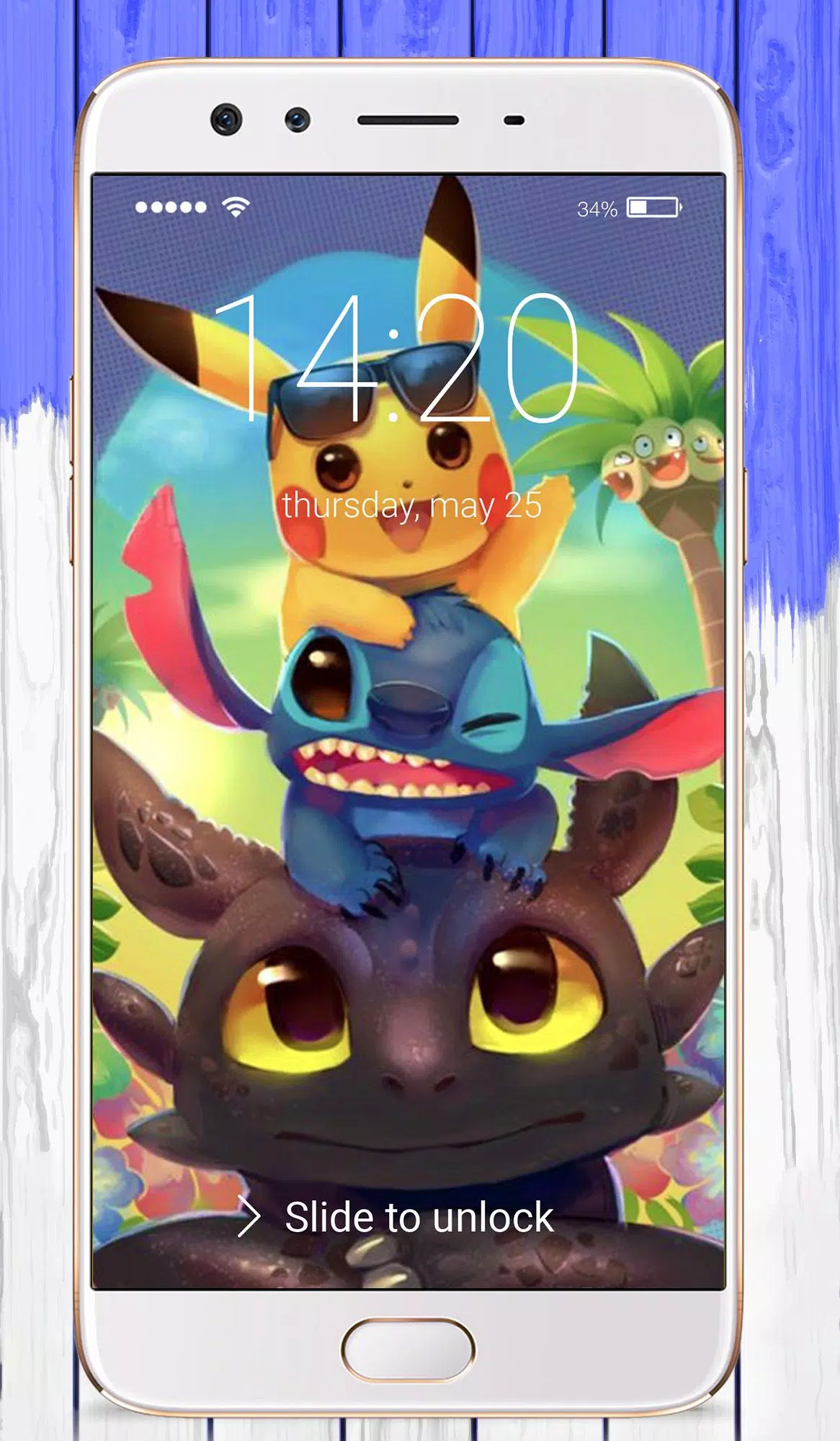 Stitch totoro toothless wallpapers lock screen apk for android download