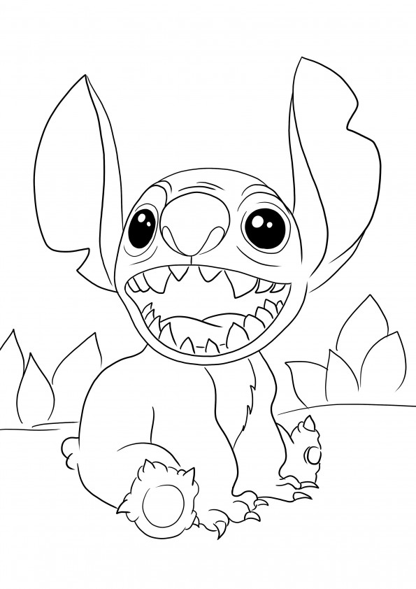 Lilo stitch coloring sheets for free printing