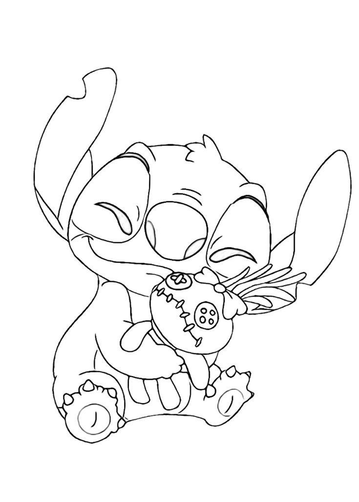 Coloring page stitch coloring pages lilo and stitch drawings disney coloring sheets
