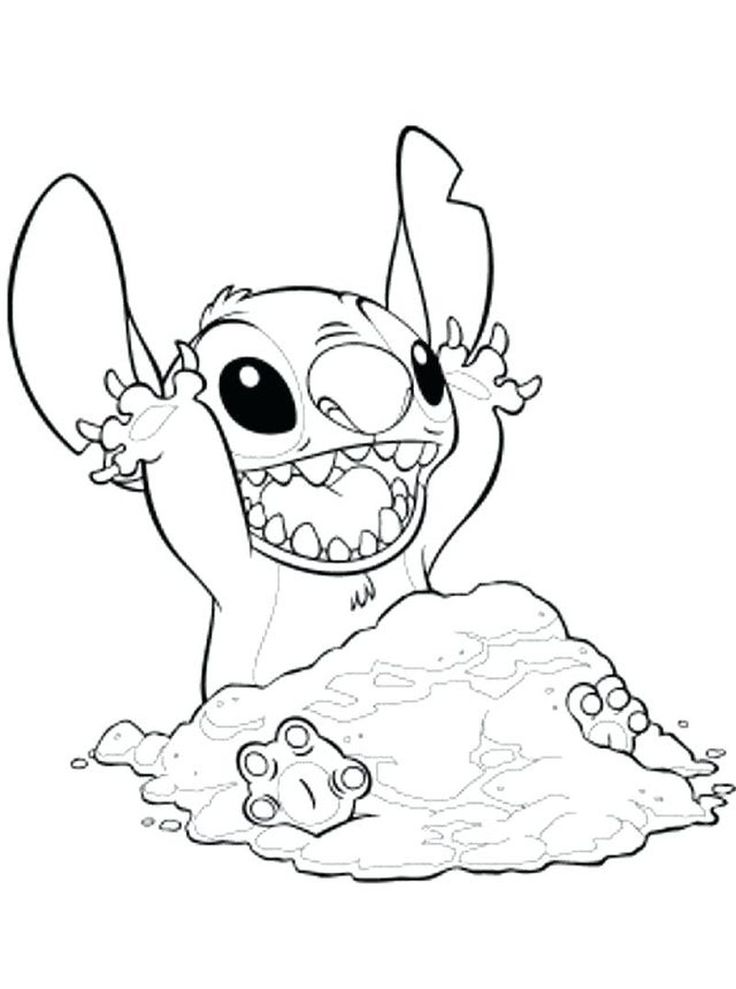 Stitch coloring pages pdf ideas for kids