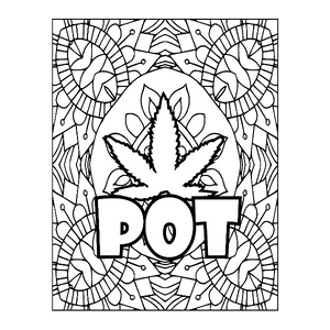 Stoner coloring book for adults cool stoner psychedelic colouring book with trippy hippie designs to color funny stoner gifts for smokers weed lovers men women busters epic