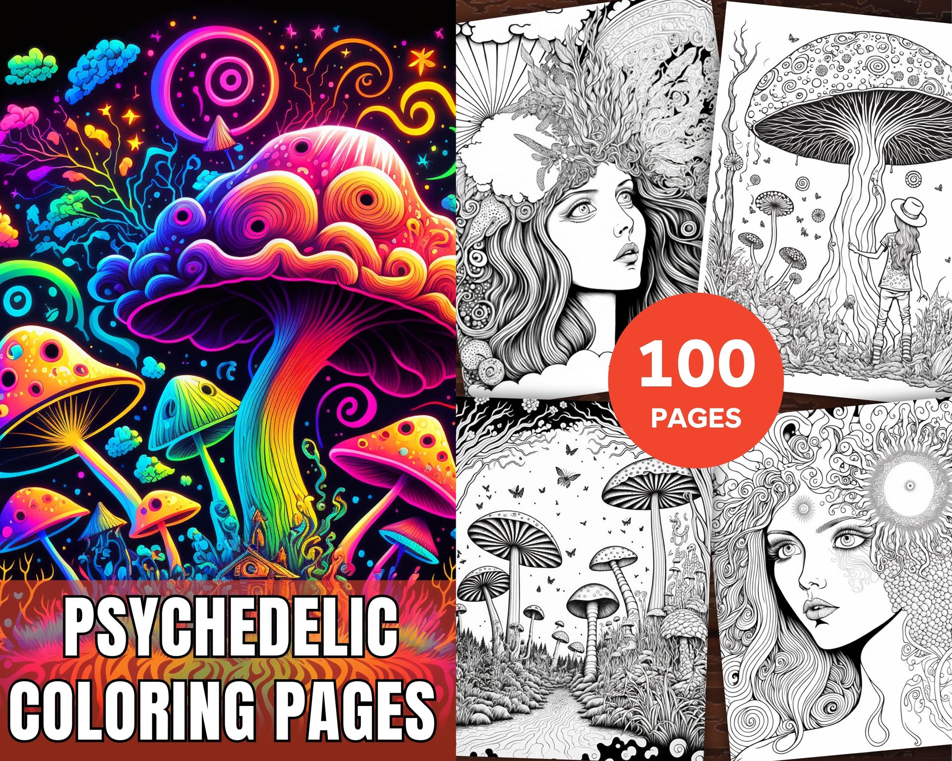 Psychedelic coloring pages printable for adults trippy coloring p â coloring